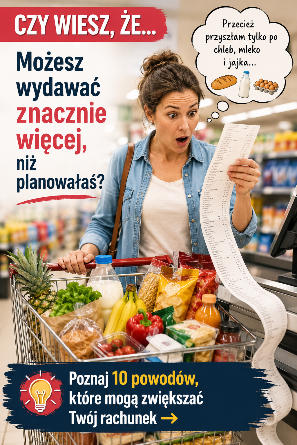 10 powodów, dla których Twoje zakupy są zawsze za drogie