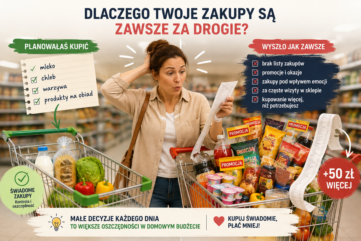 10 powodów, dla których Twoje zakupy są zawsze za drogie