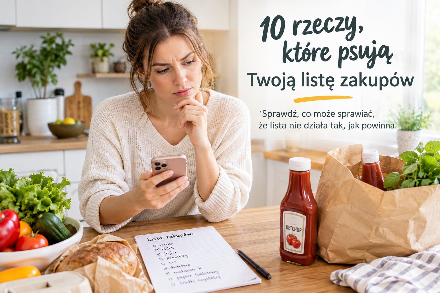 10 rzeczy, które psują Twoją listę zakupów