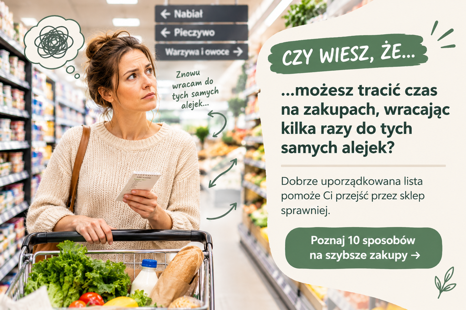 10 sposobów na szybsze zakupy dzięki liście