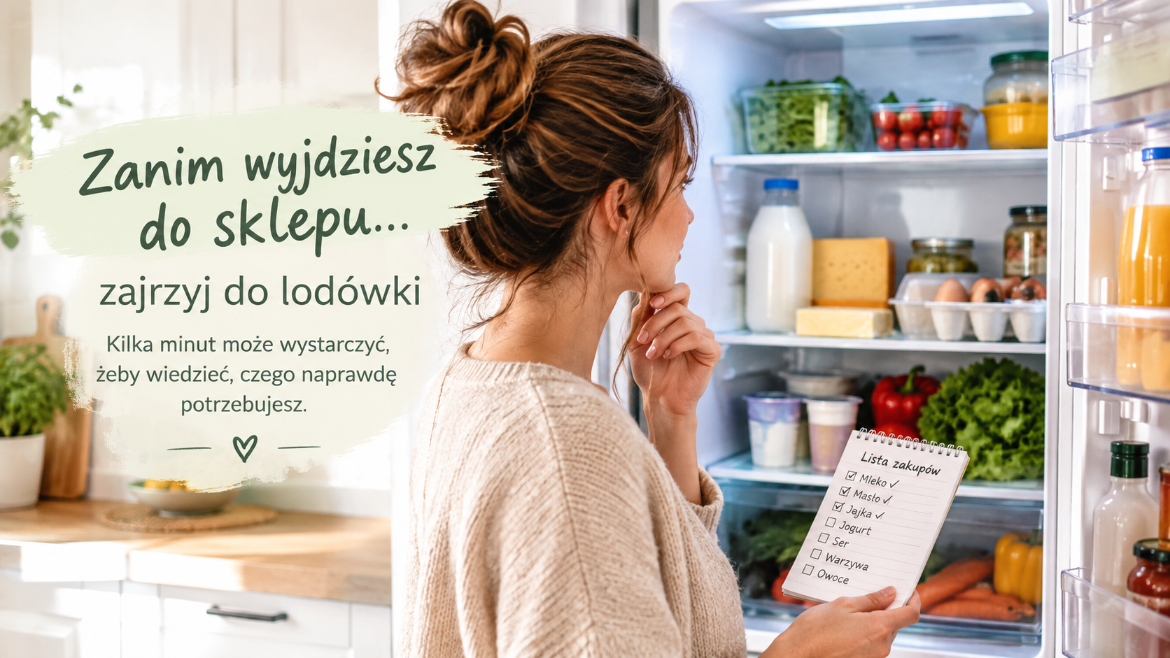 Co sprawdzić w lodówce przed zakupami? Prosta checklista