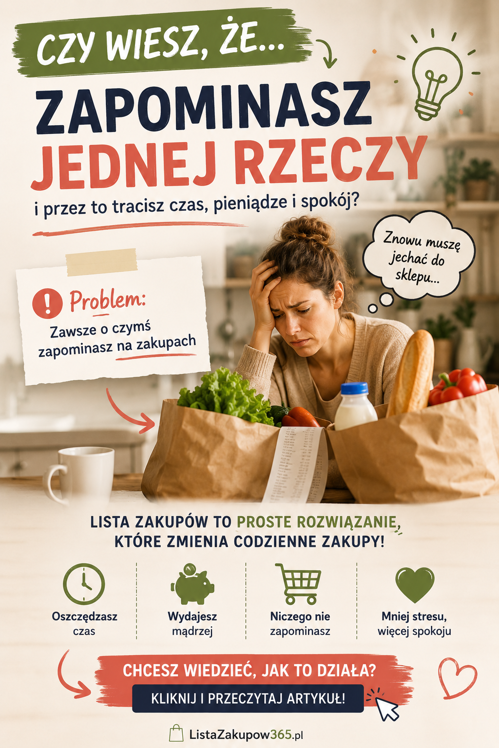 Dlaczego lista zakupów naprawdę działa