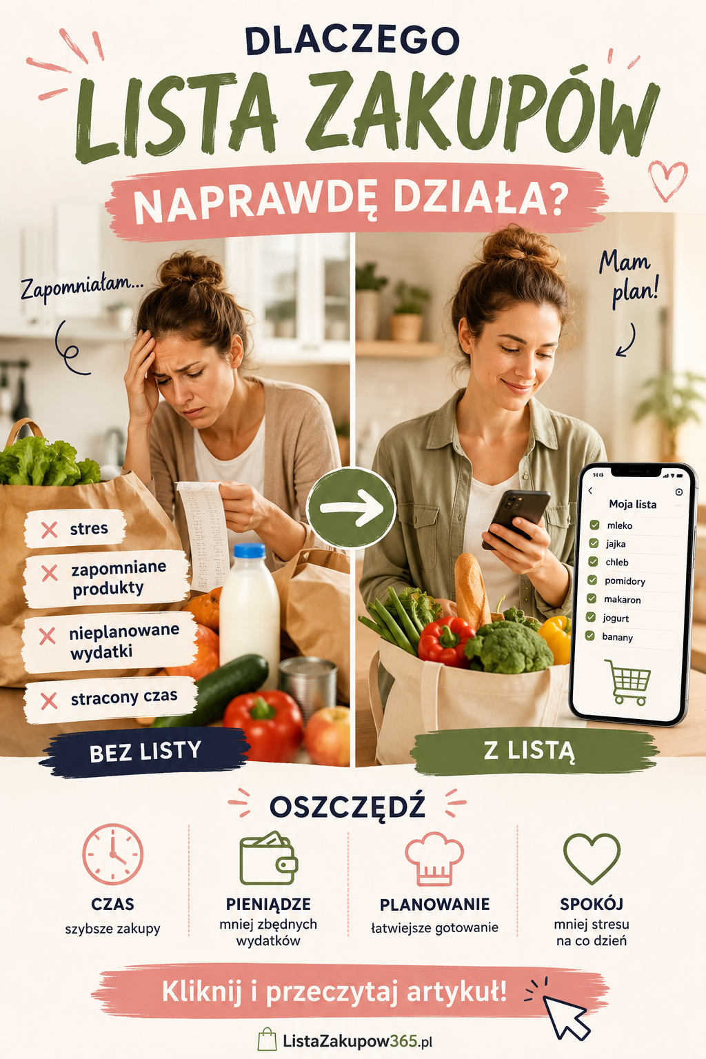 Dlaczego lista zakupów naprawdę działa