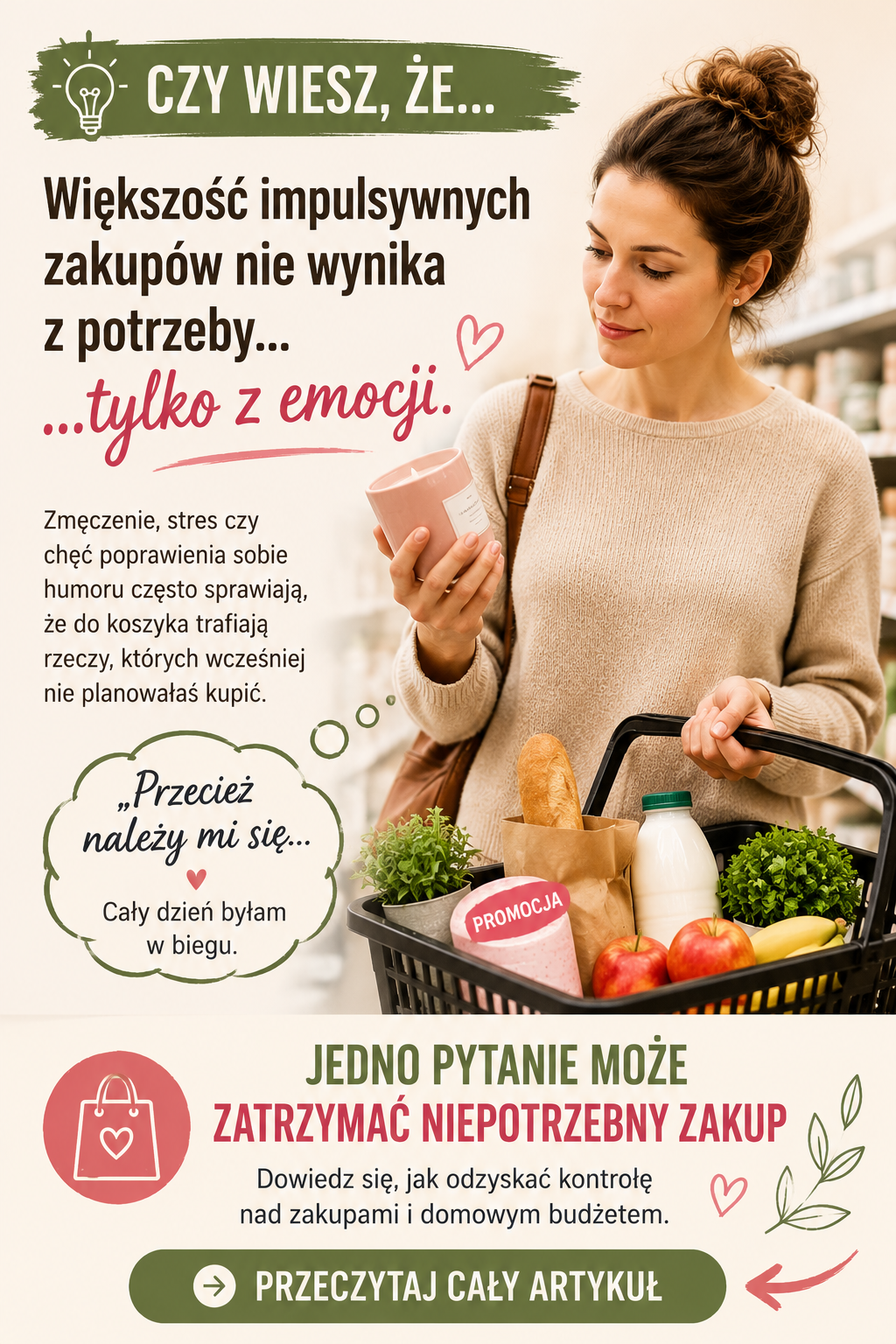 Jak przestać kupować pod wpływem emocji krok po kroku