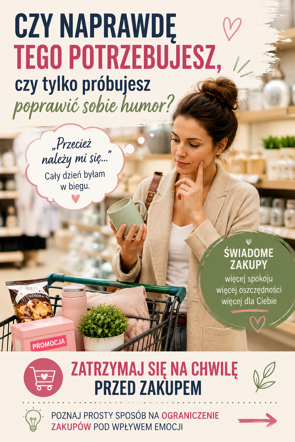 Jak przestać kupować pod wpływem emocji krok po kroku