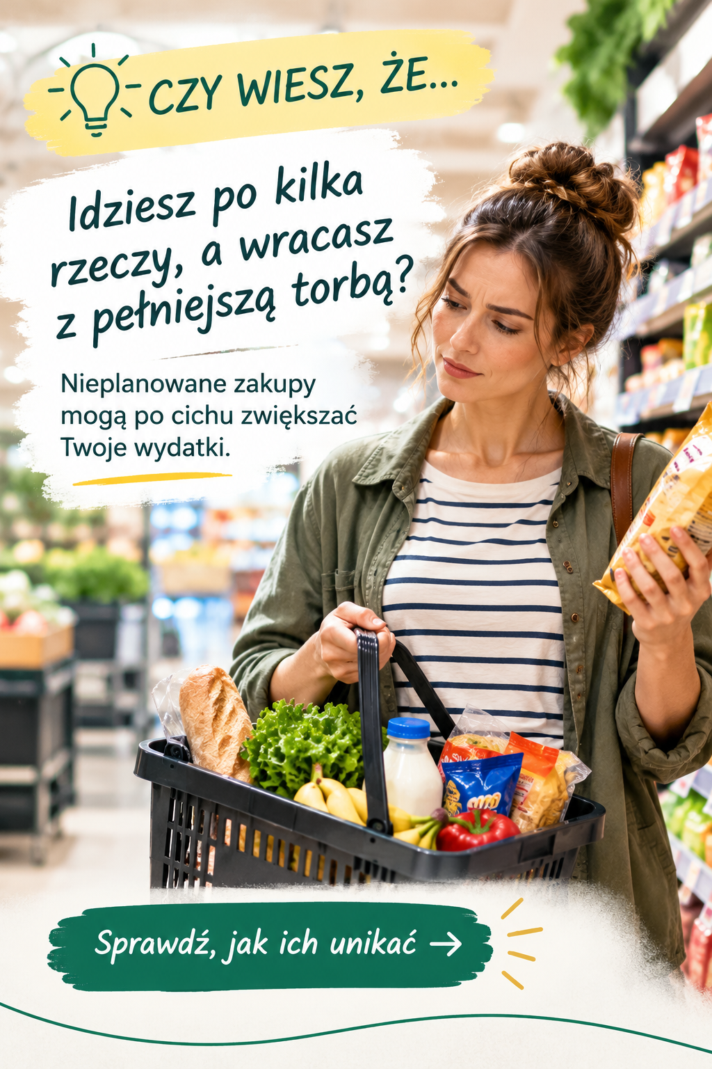 Jak unikać zakupów przy okazji i trzymać się swojej listy?