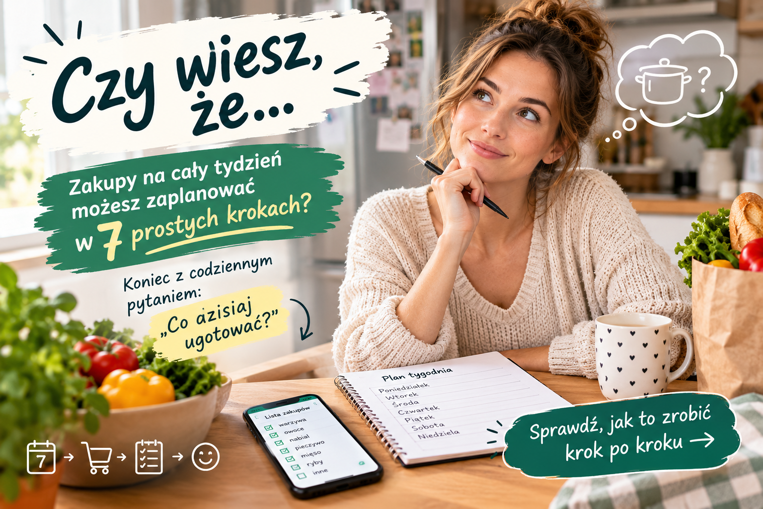 Jak zaplanować zakupy na tydzień krok po kroku