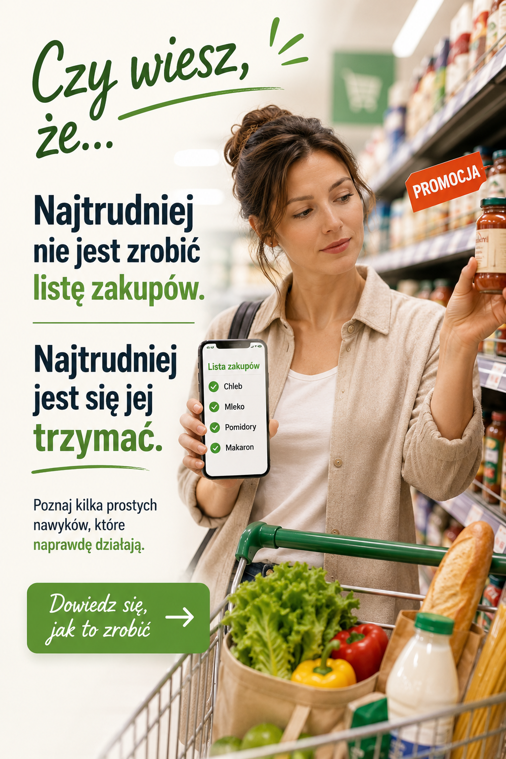 Jak zrobić listę zakupów i się jej trzymać krok po kroku