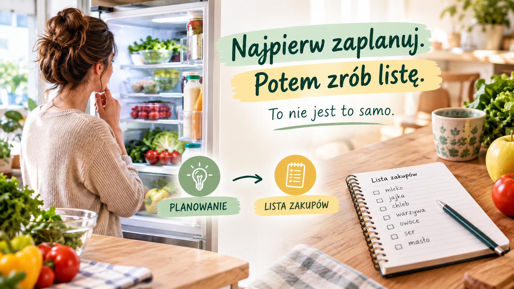 Planowanie zakupów a lista zakupów – to nie jest to samo